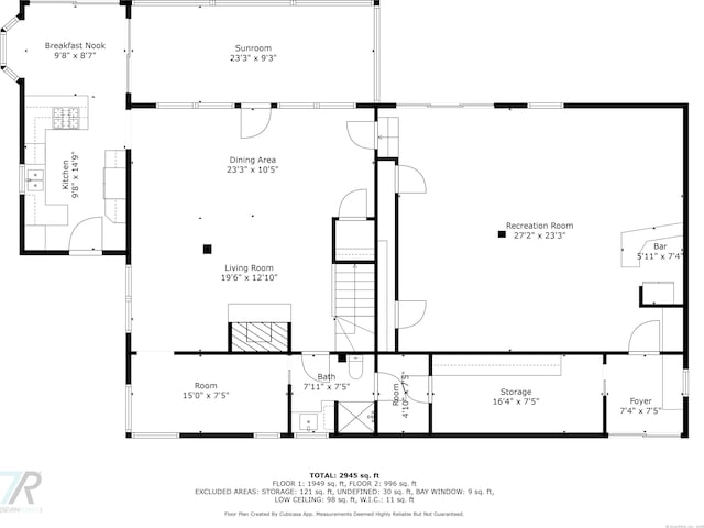 493 Babbs Rd, Suffield, CT 06093 - view of floor plan / room layout