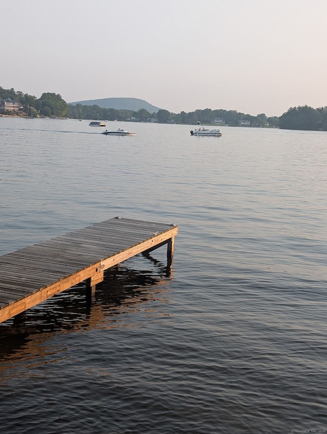 493 Babbs Rd, Suffield, CT 06093 - dock area featuring a water view
