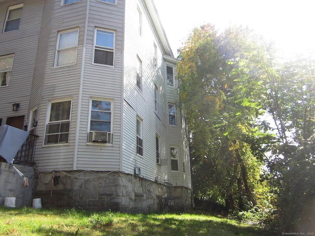 view of property exterior featuring cooling unit