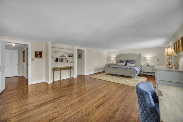 unfurnished bedroom featuring wood-type flooring