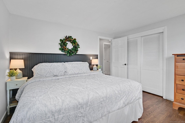 4 Sparkle St, Enfield, CT 06082 - bedroom with dark wood finished floors, a closet, and baseboards