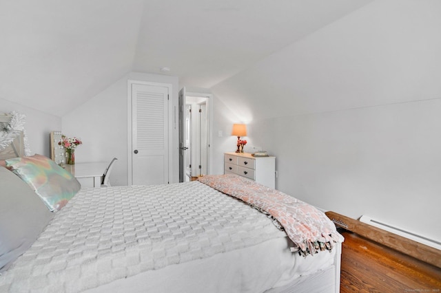4 Sparkle St, Enfield, CT 06082 - bedroom with lofted ceiling and a baseboard heating unit
