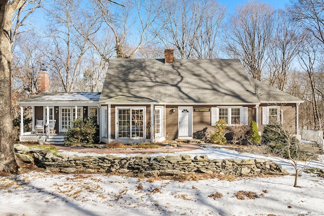 view of front of property