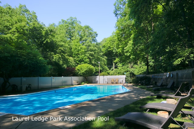 view of pool