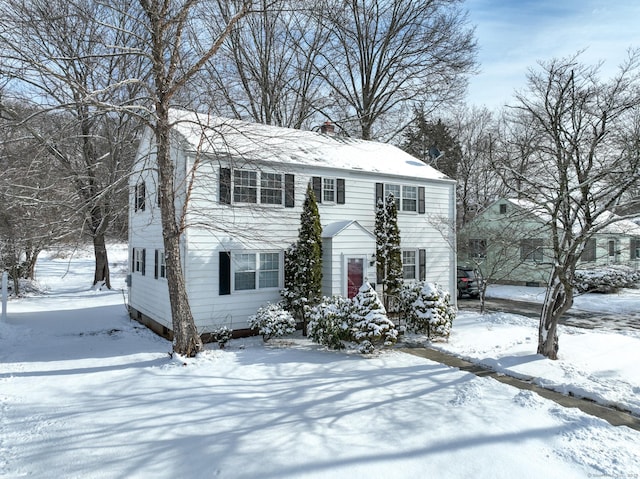 view of colonial inspired home