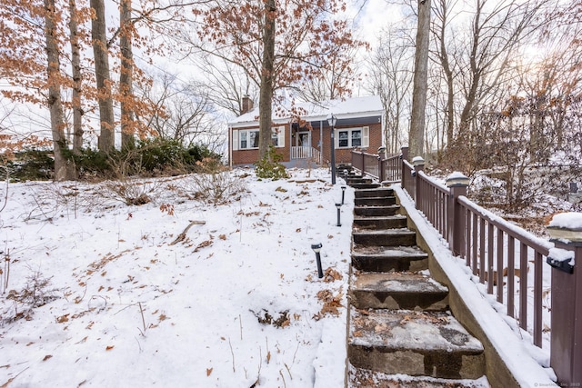 view of front of property