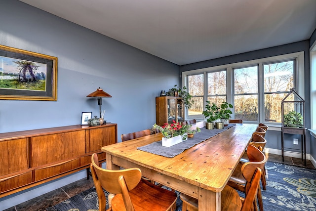 view of dining room