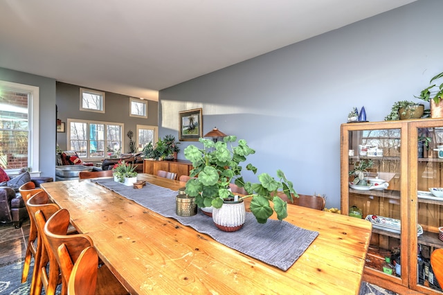 view of dining area