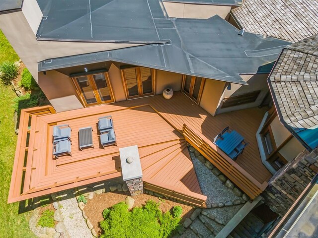 22 Father Peters Ln, New Canaan, CT 06840 - view from above of property