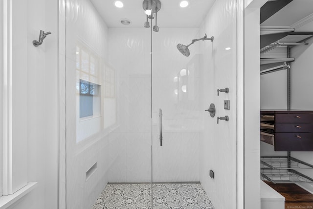 full bath featuring a stall shower