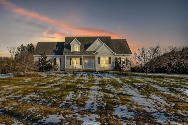 view of front of property