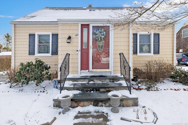 view of front of home