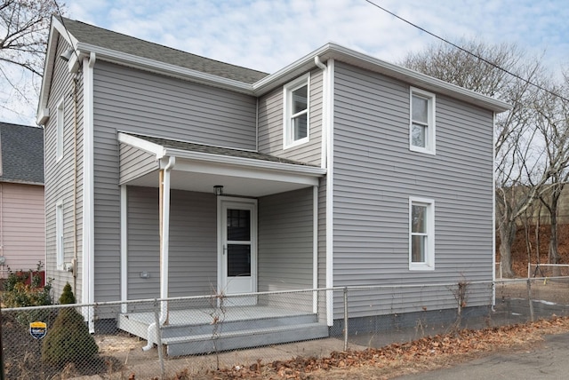 exterior space featuring a porch