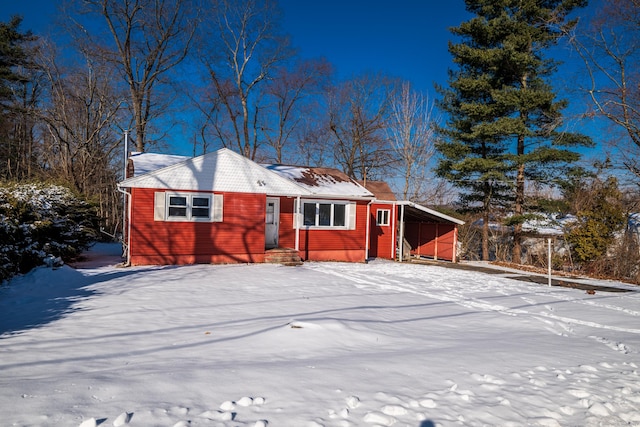 view of ranch-style home