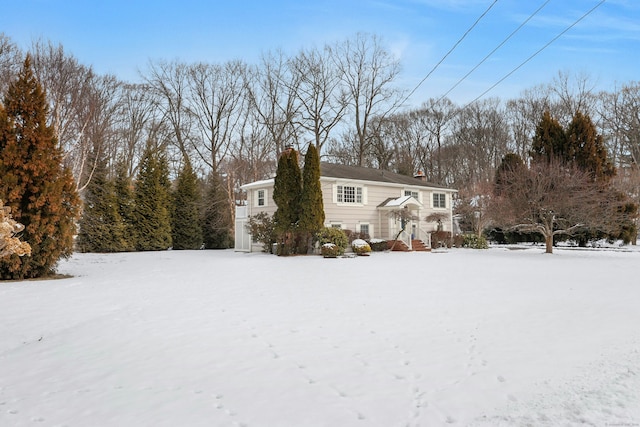 view of front of home