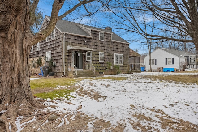 view of front of home