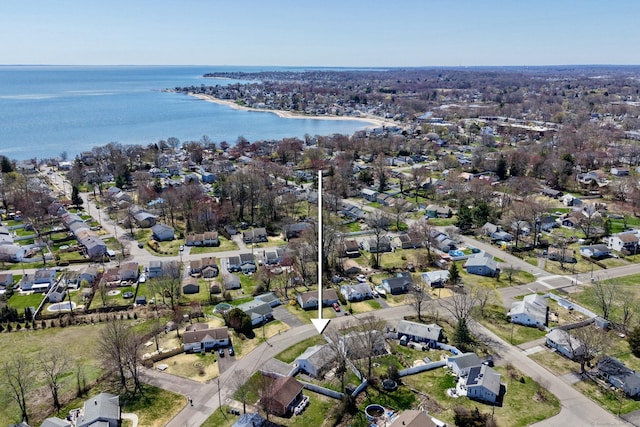 63 Contact Dr, West Haven, CT 06516 - birds eye view of property with a water view and a residential view