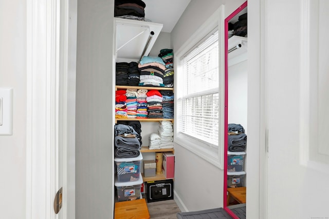 view of closet