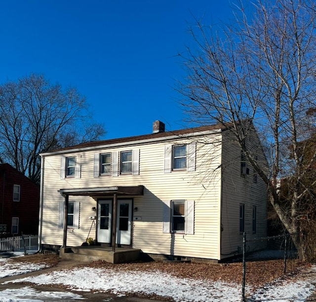 view of colonial inspired home