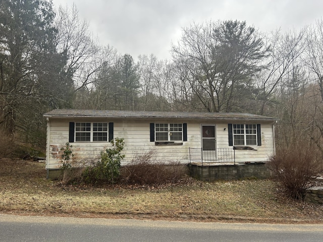 view of ranch-style home