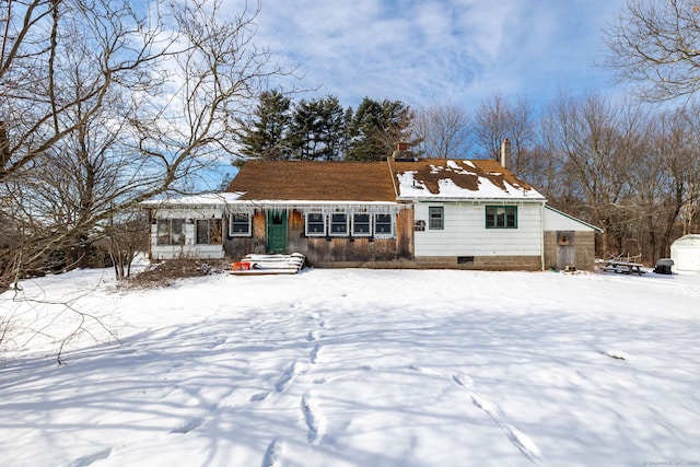 view of front of property