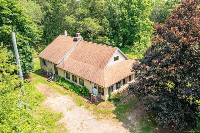 108 Fall Mountain Rd, Bristol, CT 06010 - aerial view of property and surrounding area featuring a heavily wooded area