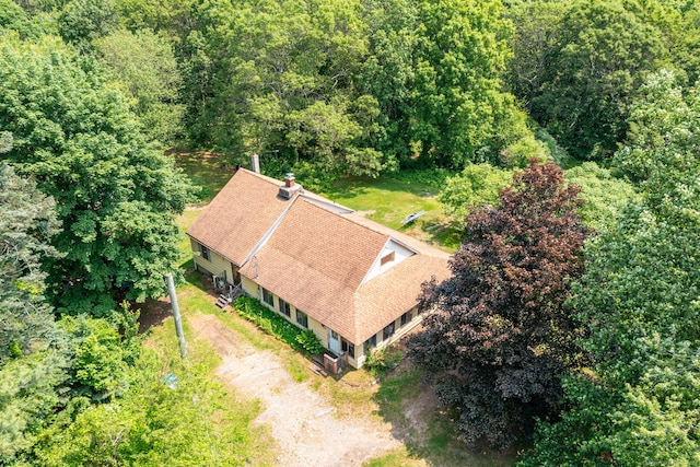 108 Fall Mountain Rd, Bristol, CT 06010 - aerial view of property and surrounding area featuring a forest