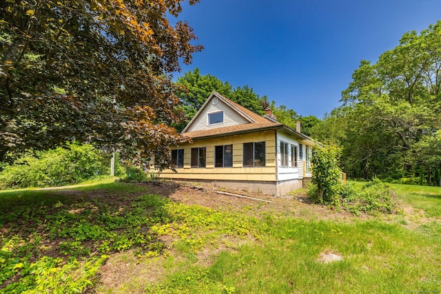 108 Fall Mountain Rd, Bristol, CT 06010 - view of front facade with a chimney