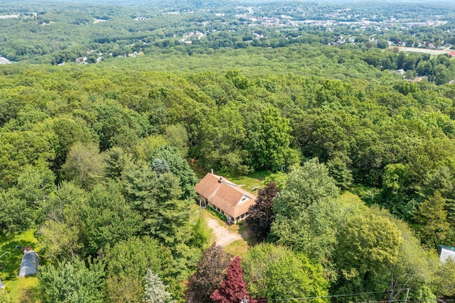 108 Fall Mountain Rd, Bristol, CT 06010 - aerial view of a heavily wooded area