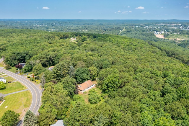 108 Fall Mountain Rd, Bristol, CT 06010 - aerial overview of property's location with a heavily wooded area