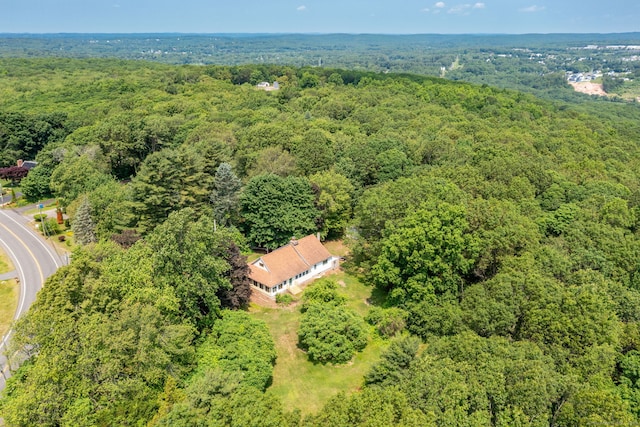 108 Fall Mountain Rd, Bristol, CT 06010 - view of property location with a heavily wooded area