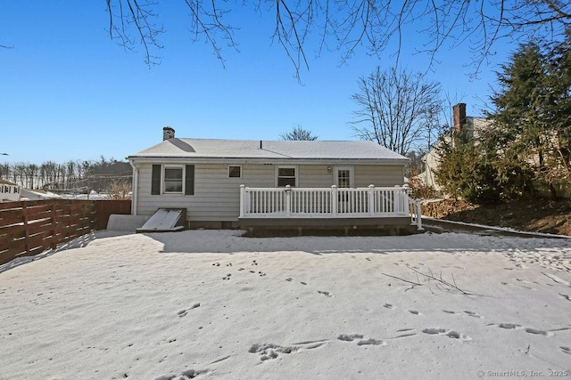 view of front of home