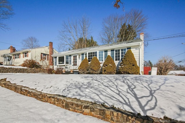 view of ranch-style home