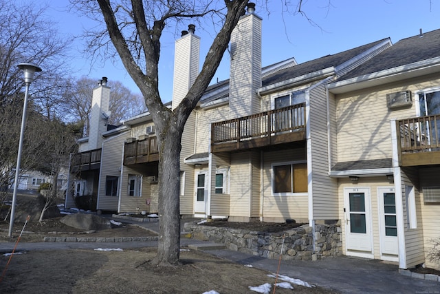 view of rear view of property