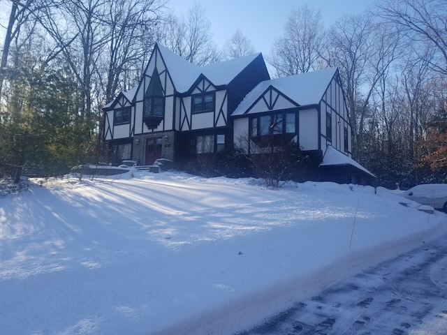 view of tudor house