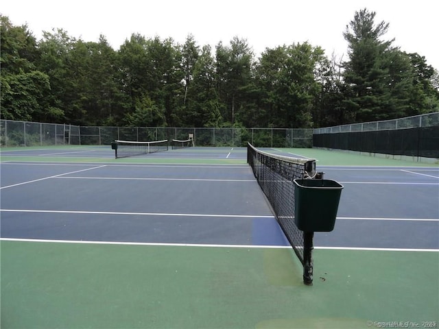 view of sport court