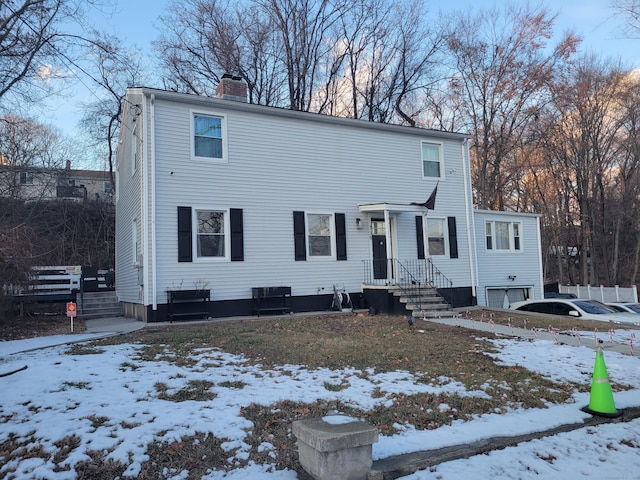 view of front of property