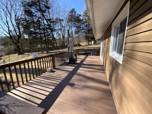 view of deck