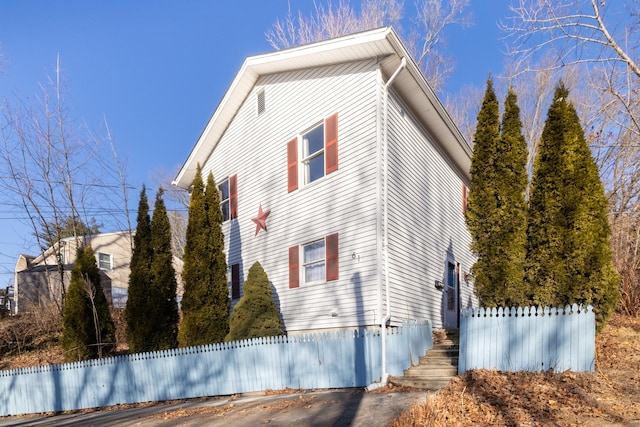 view of side of home