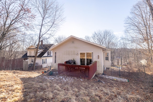 view of rear view of house