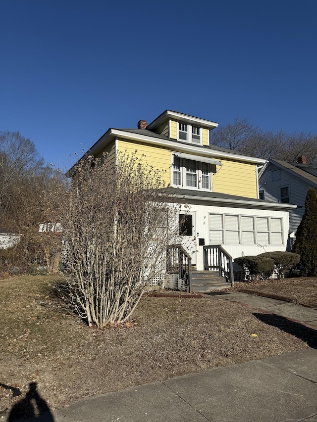 view of front of home