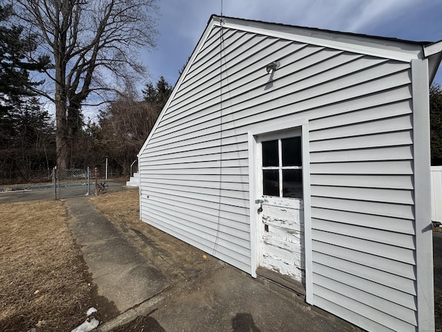 view of side of property