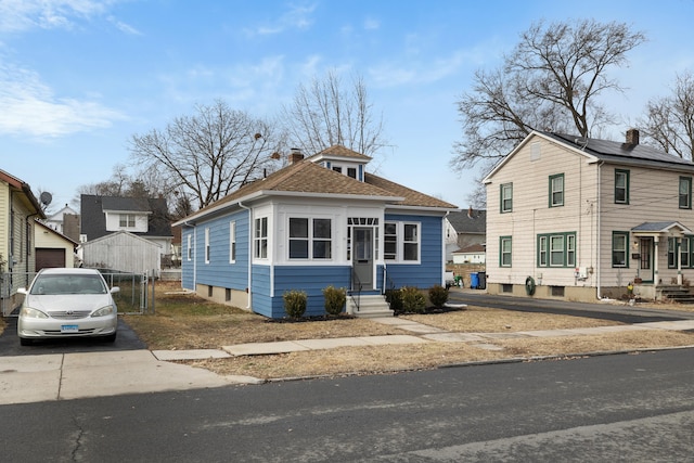 view of bungalow-style home