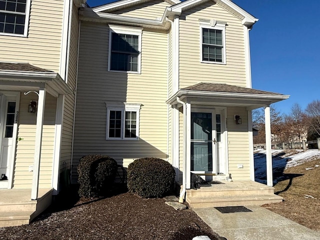 view of front of home