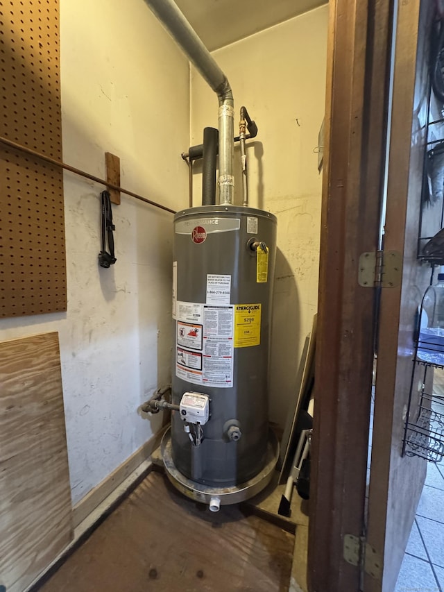 utilities featuring water heater