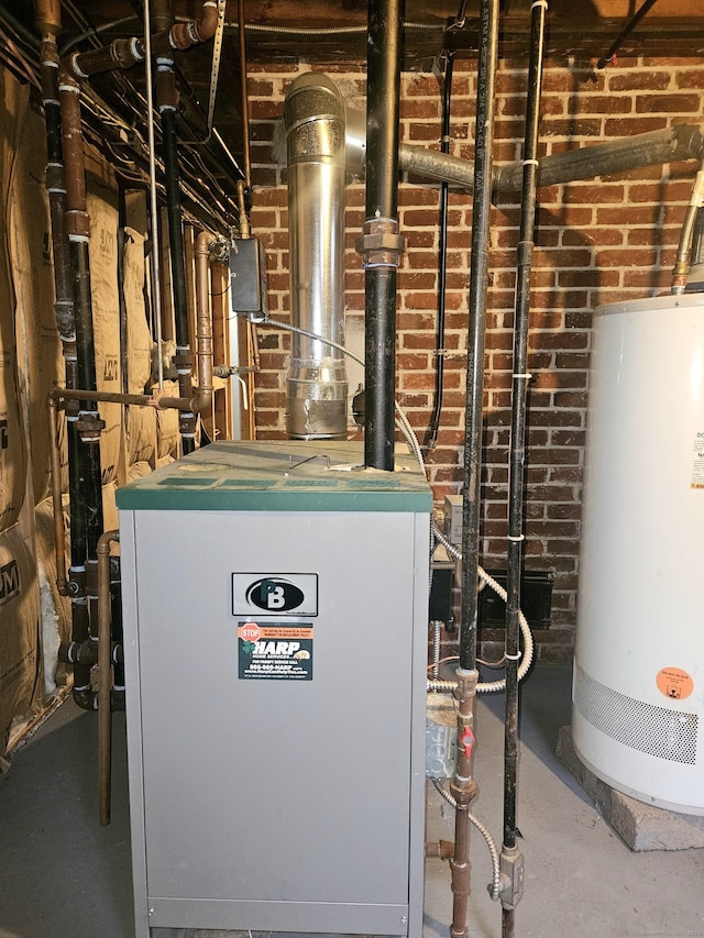 utilities with gas water heater