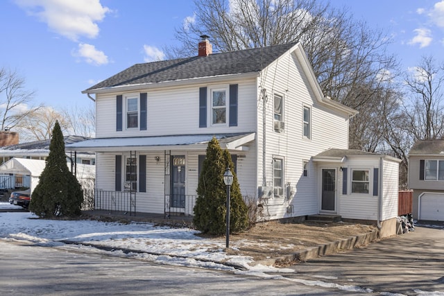 front facade featuring a porch