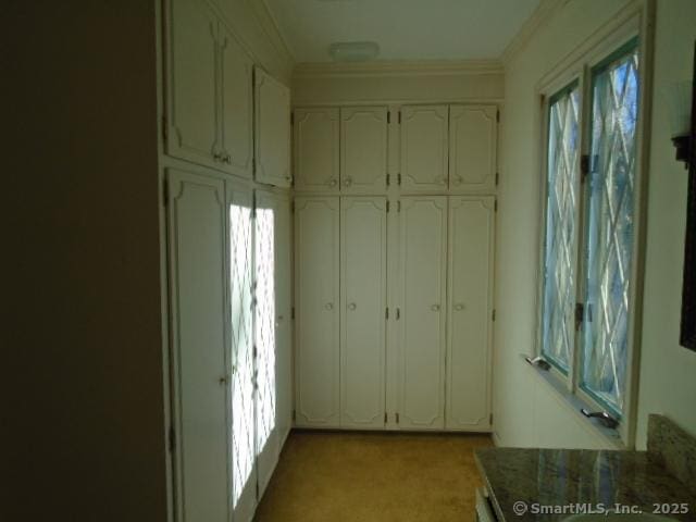 miscellaneous room featuring ornamental molding