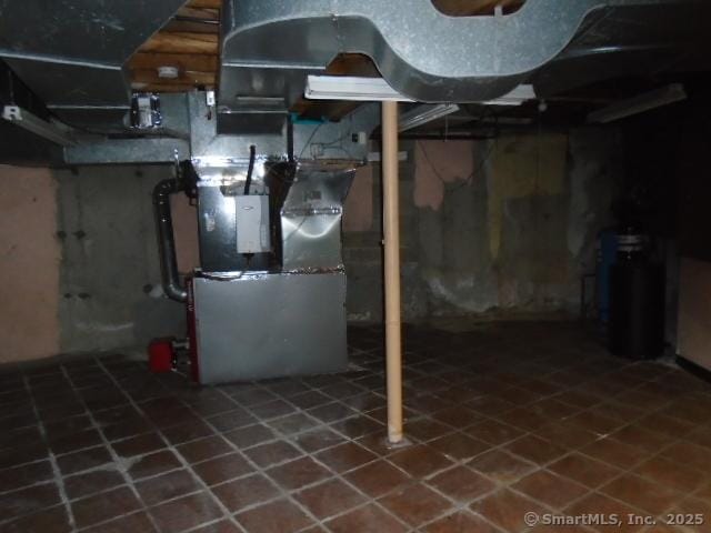 view of basement