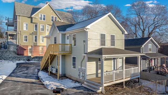 exterior space featuring a porch